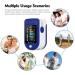 Tianbi Digital Fingertips Pulse Sensor - Blood Oxygen & Heart Rate Monitor for Home Sports & Travel with Bag - Buy Online on GoSupps.com