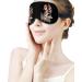 Hoopoe Bird Flower Eye Mask | Soft Blindfold Cover for Travel & Sleep - Adjustable Night Eyeshade - Buy Online on GoSupps.com