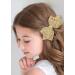 12 Large Glitter Hair Bows - 5 Inch Gold Sequins Clips for Girls, Teens, Women - Buy Online on GoSupps.com