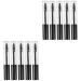 TOVINANNA 10 Pcs Eyelash Sub Tube Tubing Mascara Eyelash Growth 10ml Mascara Tube Lash Tubes Wand Round