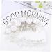 ifundom Rhinestone Bridal Comb floral hair comb bride Bridal Side Combs pearl bridal hair comb bridal headpieces for wedding pearl hair comb for women Small and fresh Miss flowers - Buy Online on GoSupps.com