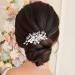 Handcess Bridal Pearls Hair Comb Splitter Rhinestone Star Hair Pieces Crystal Bridal Side Combs Wedding Hair Accessories for Women and Girls - Buy Online on GoSupps.com