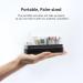 2 in 1 Nail Drill Bits Holder & Cleanser - 30 Hole Dustproof Stand Organizer for Manicure Tools - Black - Buy Online on GoSupps.com