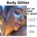 Buy Go Ho Hair and Body Glitter Spray Holographic Ultra Fine Gold Glitter for Festivals Crafts & Makeup | 10g / 0.35oz - Buy Online on GoSupps.com