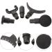 Unomor 5-Piece Massage Head Set - Deep Tissue Fascia Attachments for Electrical Muscle Massage Devices - Replaceable Fitness Salon Tools - Buy Online on GoSupps.com