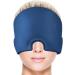 Head Gel Ice Cap U-Shaped Cooling Headache Cap - Migraine Head Pack Comfortable Stretchy Ice Cap for Migraines Tension with Cold Single Layer Blue - Buy Online on GoSupps.com