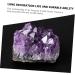 FOMIYES 3pcs Natural Crystal Cluster Crystal Cluster Adornment Purple Decor Artwork Unique Natural Minerals - Buy Online on GoSupps.com
