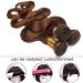 Buy SEGO 20 Brazilian Body Wave Human Hair Extensions - 100% Unprocessed Virgin Hair Medium Brown - International Shipping Available - Buy Online on GoSupps.com