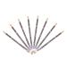 AUTSUPPL 8pcs Wooden Makeup Pencils Sharpener Eyebrow Pencil Eyeliner Pencil 1 count (Pack of 1) Coffee