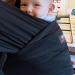 Bebamour Newborn Stretchy Baby Carrier Sling | All-in-1 Cotton Wrap for 0-16KG | Grey - Buy Online on GoSupps.com