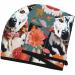 Cattle Dog Florals Coral Velvet Dry Hair Cap | Unisex Wet Towel Wrap for Bathing Pool Parties and Beach Perfect Home Accessory - Buy Online on GoSupps.com