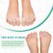 Gel Toe Separators for Hammer Toe & Bunion Pain Relief - Men & Women - Buy Online on GoSupps.com