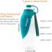 Petsoign Portable Dog Water Bottle | Silicone Travel Drinking Bottle for Outdoor Adventures - Blue - Buy Online on GoSupps.com