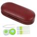 Solustre 1 set of sports glasses case scratch -resistant sunglasses case travel accessories Several glasses case owners of household contacts short -sighted brain glasses contact lenses travel
