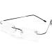 ZUVGEES 3 Pack Rimless Metal Blue Light Filter Reading Glasses - Lightweight Anti-Blue Computer Glasses for Men & Women | 2.0x Magnification - Buy Online on GoSupps.com