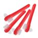 Minkissy 4 pieces wrong toothbrush prosthesis cleaner toothbrush travel double -sided toothbrush cleaning tools for prosthesis toothbrush for denture retention brush