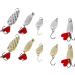 Origlam 10-Piece Metal Fishing Bait Set with Hooks | Hard Spoon Bait & Tackle Box | International Shipping Available - Buy Online on GoSupps.com