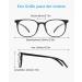 Buy Rarri Light-Headed Computer Glasses - UV Protection Anti Eye Fatigue for Gaming & Screens - Leopard Black - Buy Online on GoSupps.com