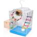 PIVBY Parakeet Nest Box Bird House Budgie Wood Breeding Box for Lovebirds Parrotlets Mating Box (M:7.94.74.7 inch) M:7.9*4.7*4.7 inch - Buy Online on GoSupps.com