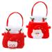 Alipis 2pcs Candy Tote Storage Bag Bags Storage Case Christmas Pouch Brushed Cloth Child Christmas Bag