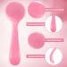 Buy Wllhyf 2-Pack Manual Face Cleaning Brush - Soft Silicone Peeling Pad with PP Handle for Clear Skin (Blue & Pink) - International Shipping - Buy Online on GoSupps.com