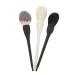FRCOLOR 3pcs Travel Powder Brush Powder Foundation Brush Makeup Stippling Brush Makeup Brush Tool Powder Large Brush Brush Wool Makeup Tools Cosmetic Brush Wooden Manual Paint