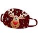 Riou Christmas Mundschafts Neckuch Santa Claus Motor Washer Cotton Mouth and Nose Protection Outdoor Motorbous Multi -function cloth for couple (N)
