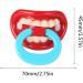 Greattangle Silicone Baby Pacifier - Funny Rabbit & Beard Design | Cute Baby Accessories for Teething Relief - Buy Online on GoSupps.com