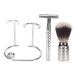 Jauarta Manual Beard Trimmer Holder Set | Professional Alloy & Nylon Brush for Grooming - Ships Internationally - Buy Online on GoSupps.com