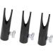 Aluminium Alloy Eyebrow Pencil Sharpener U Shape Slot Lightweight Easy Grip Detachable Cover for Beginners Makeup Artists Microblading Professionals (Black) - Buy Online on GoSupps.com