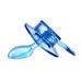 Landofgenie Adult Size Pacifier - Large Shield Gloss Transparent Design - 2 Pack (Blue & Pink) - International Shipping Available - Buy Online on GoSupps.com