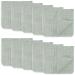 Comfy Cubs Muslin Spitting towels 6 set large 100% cotton hand washcloth 6 layers extra absorbent and soft (fern 10-pack) Far pack of 10