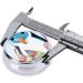 Portable Round Pill Box for Travel - 3 Compartment Mini Decorative Organizer for Vitamins & Medicine | Cute Penguin Design - Buy Online on GoSupps.com