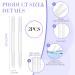 Glass Nail Shaver & Double-Sided Cuticle Trimmer Set - 2-Piece Manicure Tool for Women & Girls | Nail Skin Remover & File (White) - Buy Online on GoSupps.com