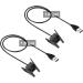 Zacro Fitbit Charge 2 Charger 2Pcs Replacement USB Charger Charging Cable for Fitbit Charge 2 with Cable Cradle Dock Adapter for Fitbit Charge 2(1.6 feet) - Buy Online on GoSupps.com