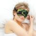 Buy Breathable Green Military Sleep Mask | Adjustable Light Blocking Eye Cover for Men & Women - Perfect for Naps & Night Sleeping - Buy Online on GoSupps.com