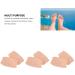 Gel Heel Protector Relieve Heel Pain and Heal Dry Cracked Heels Silicone Heel Cups 3 Pairs Repair Socks Heels Breathable Open Toe Moisturizing Gel Heel Socks for Dry Hard Heels Flesh Pink - Buy Online on GoSupps.com