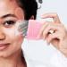 FOMIYES Kids Toy Beauty Face Ice Roller & Ice Cube Tray - Cool Facial Massage for Kids | Silicone Pink Ice Face Roller - Buy Online on GoSupps.com