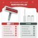 Pet Hair Remover & Reusable Lint Roller - Effective Cat & Dog Fur Removal Tool for Furniture Carpet Clothing | Portable Multi-Surface Solution (Red - Buy Online on GoSupps.com