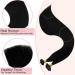 Easyouth Keratin Real Hair Extensions Jet Black 16 Inch Pre-Bonded Fusion - 50g 50 Pieces for Hair Recreation - Buy Online on GoSupps.com