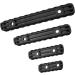 Wipboten Picatinny Rail Polymer 5/7/9/11 Slot Black Rails - Pack of 4 - Buy Online on GoSupps.com