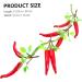 Cabilock 1 Bunch Wall Decoration Pendant Plant Decor Red Decorations Mini Toy Pepper Pendant Sling Artificial - Buy Online on GoSupps.com