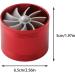 JPSDOW Auto-Turbonator - One-Sided Turbo Charger for Cars Campers RVs & SUVs | Red Turbine Supercharger Substitute - Buy Online on GoSupps.com