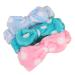 Minkissy 3PC Bowknot Makeup Elastic Headwraps - Flannel Hair Bands for Face Washing Spa & Cosmetics - Pink Blue Light Blue - Buy Online on GoSupps.com