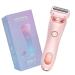 Dusk Razor for Women Dusk Electric Shaver Razors for Women for Legs Underarm Face Pubic Hairs Painless Ipx7 Waterproof Wet Dry Use Rechargeable (Pink)