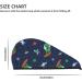 Hair Towel Wrap - Fast Drying Towel Turban for Kids & Adults | Dinosaur Astronaut Space Surfing Design - Buy Online on GoSupps.com