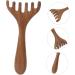 BCOATH Wooden Massage Comb - 5-Tine Body Massager for Easy Relaxation | Creative Wooden Tool for Relaxation & Scraping - Buy Online on GoSupps.com