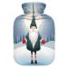 Cute dwarf hot water bottle with soft fleece cover 2 litre hot water bag for hot and cold compresses