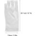 LED Nail Art Curing Lamp Anti UV Glove Skin Care Glove for Nail Dryers Beauty Personal Care Protection Nail Art Gloves Accessories Tool 1 Pair(White) - Buy Online on GoSupps.com