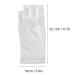 UV-Resistant Nail Art Hardening Lamp Glove | Manicure Protection for Skin Aging | Ideal for Canoeing & Driving (White) - Buy Online on GoSupps.com